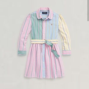 Euc polo oxford fun sun dress